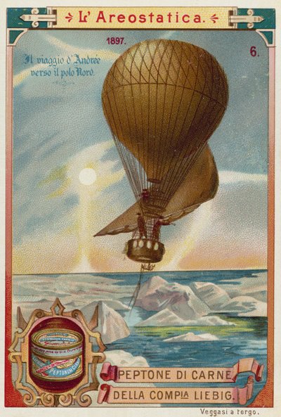 Salomon August Andrees poging om per ballon naar de Noordpool te vliegen, 1897 door European School